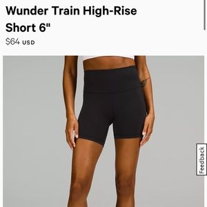 Lulu biker shorts